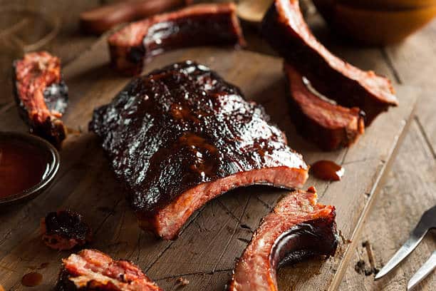 Costillas de cerdo a la barbacoa