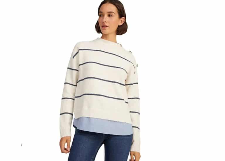 Nos encanta: Amazon tiene este jersey estilo marinero con detalle de botones de Springfield por solo 24 euros