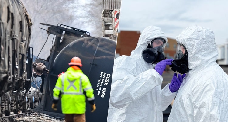 Ohio tren mercancías químico