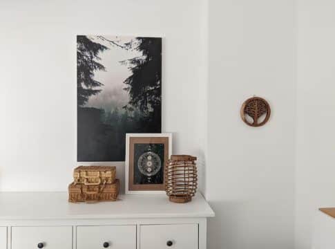 recibidor minimalista