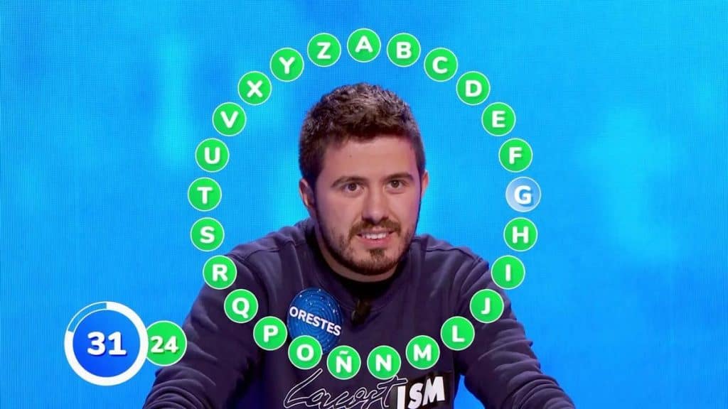 Pasapalabra: el futuro de Orestes para ganar tanto o más que Rafa