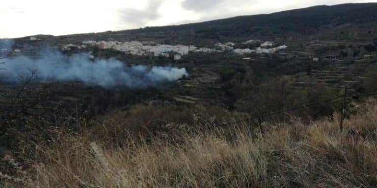 Detenido un hombre como presunto autor de un incendio forestal en Paterna del Río (Almería)