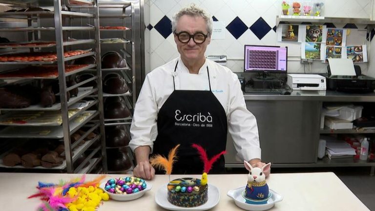 El pastelero Christian Escribà crea monas de Pascua con inteligencia artificial y augura ventajas para el sector