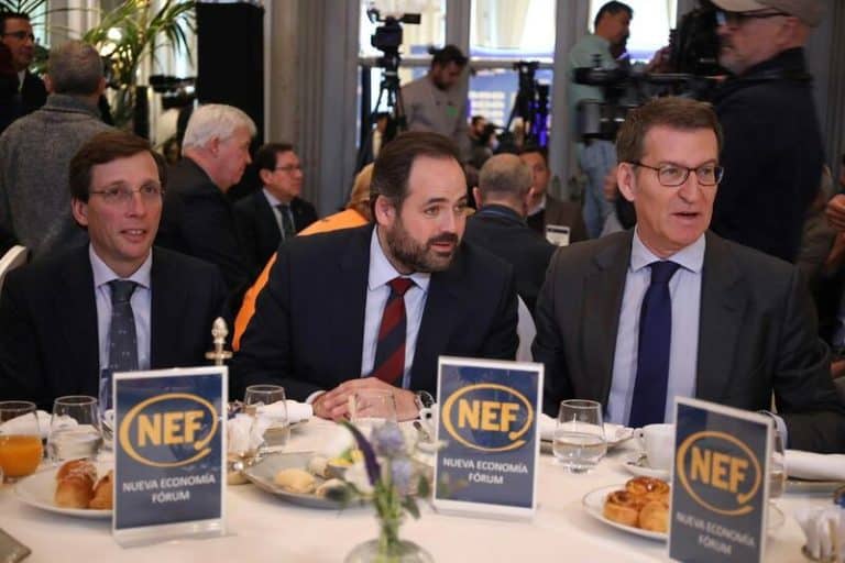 Núñez no entiende por qué escandaliza a PSOE un pacto PP-Vox