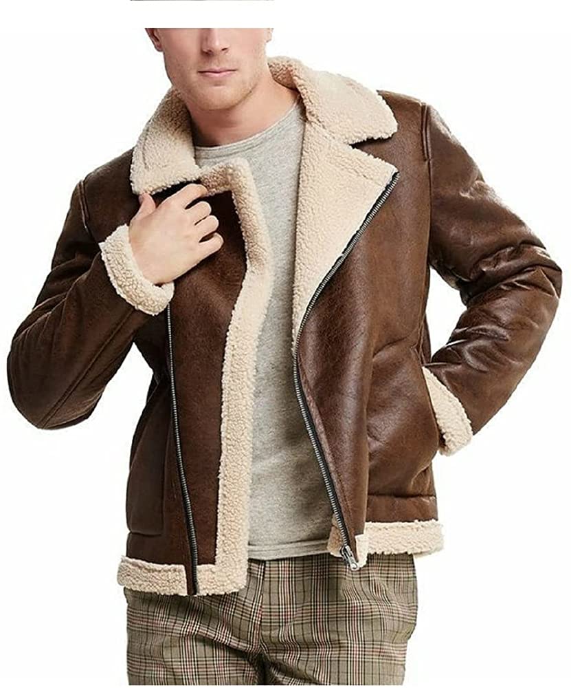 Aldi: Chaqueta de piel sintética para hombre