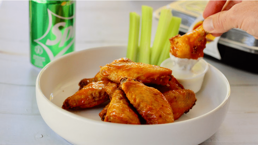 Alitas de pollo en freidora de aire Están más ricas que fritas o al horno
