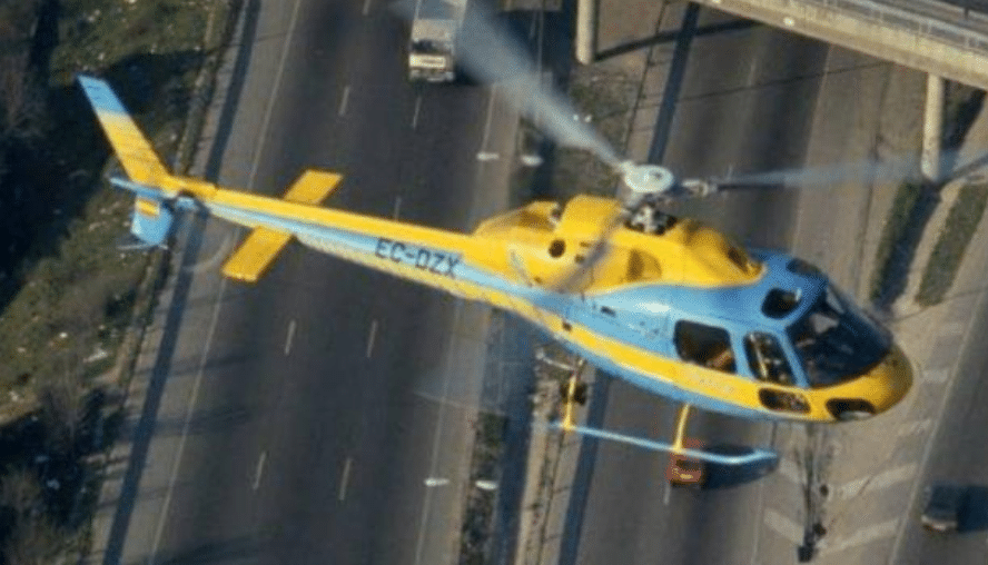 Así es el helicóptero Pegasus de la DGT que se ha estrellado en Madrid