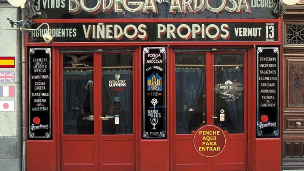 Bodega de la Ardosa, del año 1892