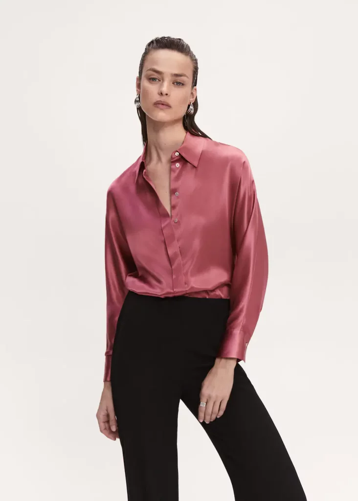 Camisa de seda