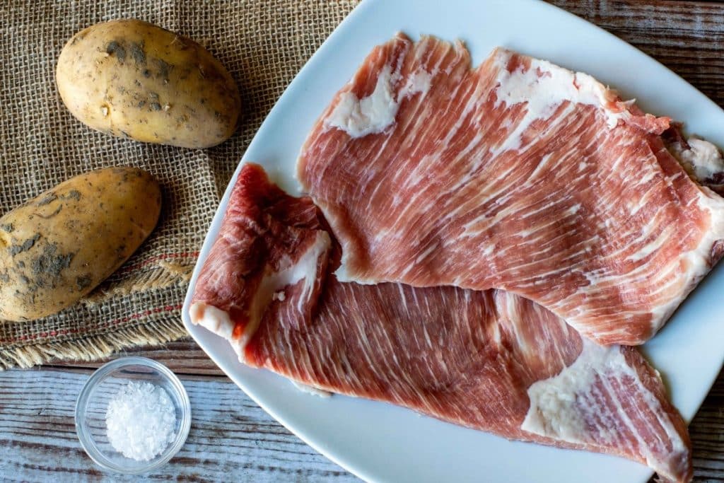 Ingredientes del secreto a la plancha