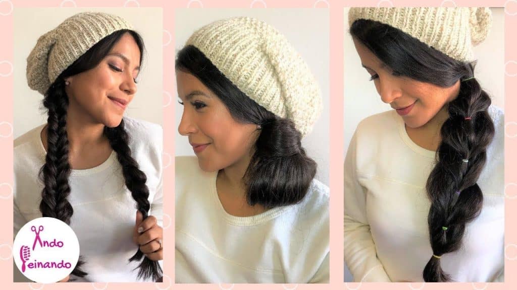 Los mejores peinados para vestir gorro 136 El gorro ladeado