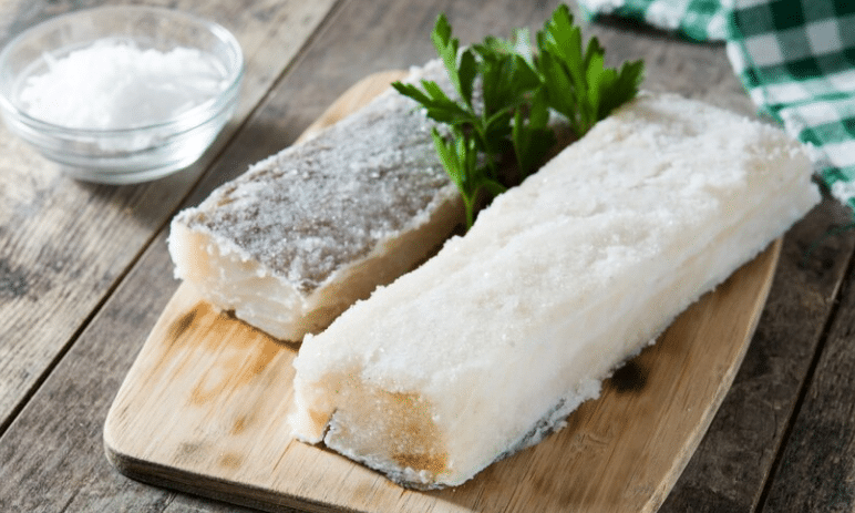 Desalar bacalao