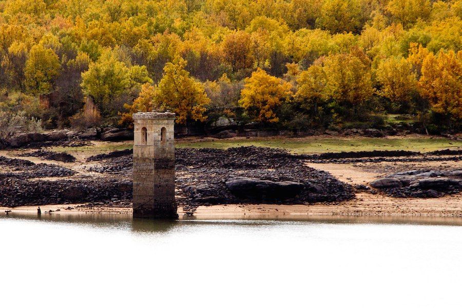 El pueblo de Muedra, en Soria