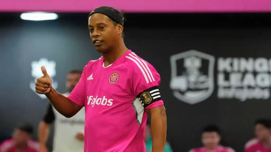 Ronaldinho, también el mejor pagado en la Kings League 106 El sueldo de la Kings League