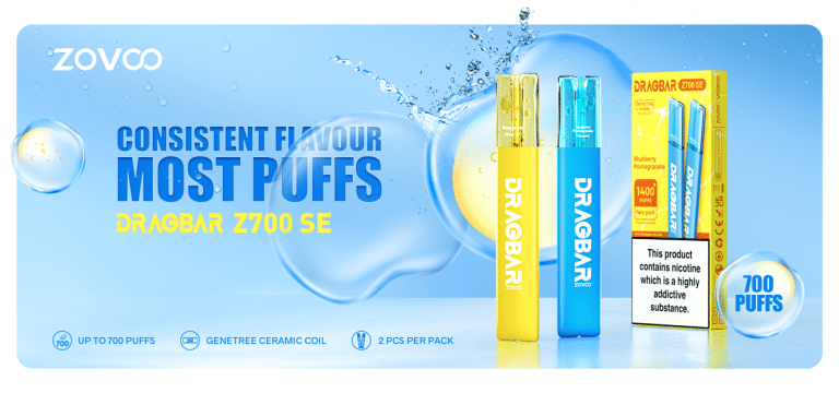 VOOPOO×ZOVOO lanzan conjuntamente la futurista bobina de cerámica desechable DRAGBAR Z700 SE