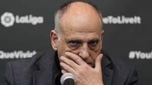 Javier Tebas y LaLiga se arriesgan a una condena en Europa Fuente: Europa Press