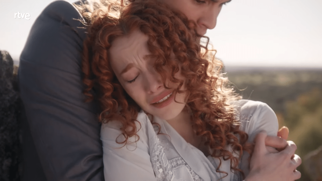 La Promesa Curro se encuentra a Leonor a punto de saltar LaPromesa53 RTVE Series YouTube Google Chrome 16 03 2023 16 31 08