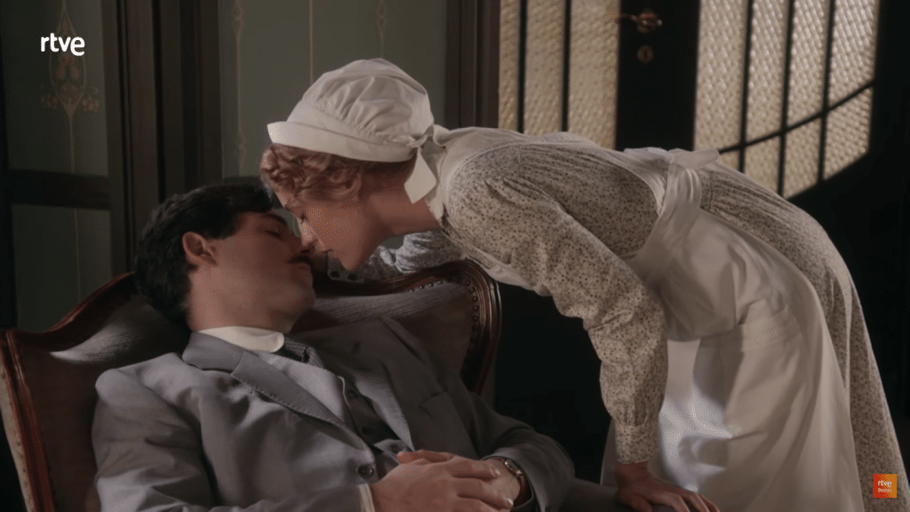 La Promesa Curro se encuentra a Leonor a punto de saltar LaPromesa53 RTVE Series YouTube Google Chrome 16 03 2023 16 32 48