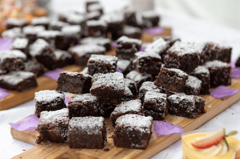 Postre de chocolate
