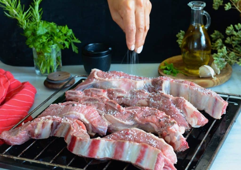 Ingredientes del churrasco de ternera al horno para 4 personas