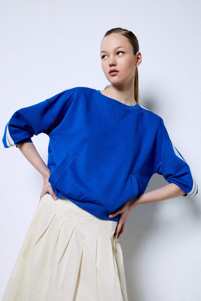 Sudadera raya manga de Sfera