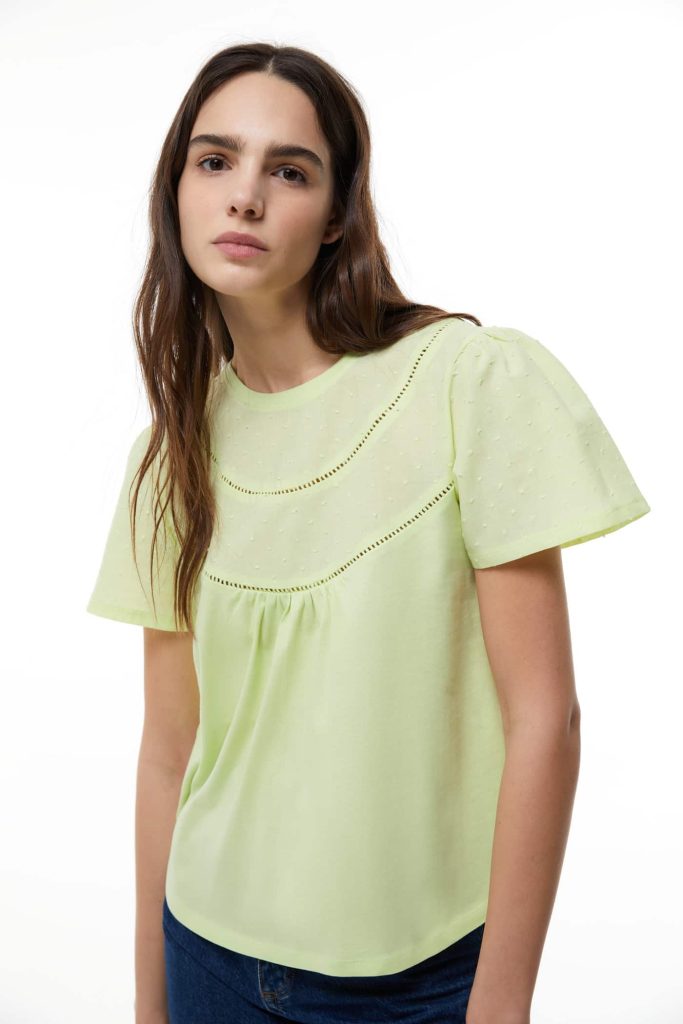 Camiseta collar plumeti de Sfera