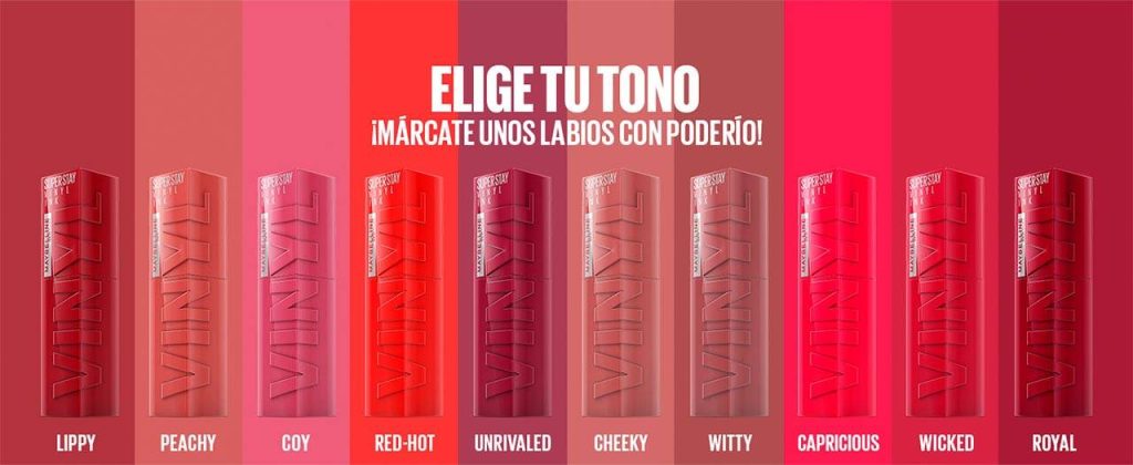 Pertenece a la línea de cosméticos Maybelline