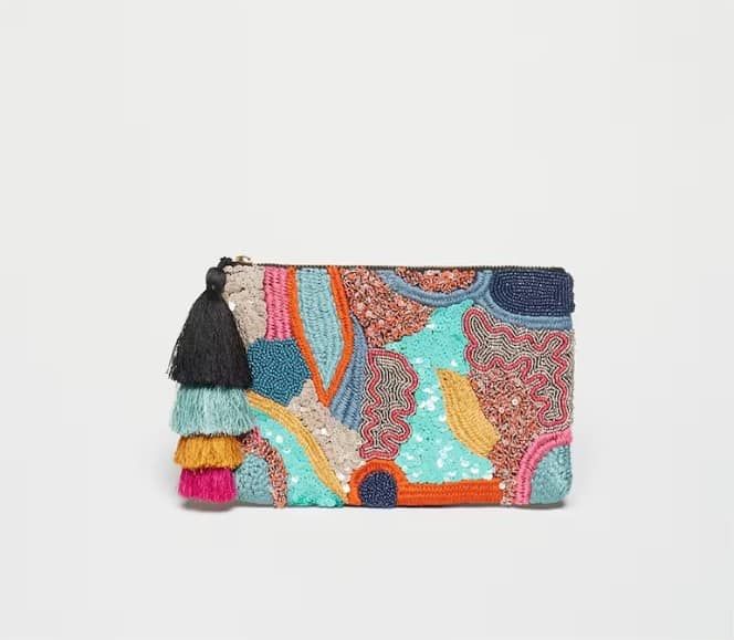 Monedero mosaico beads