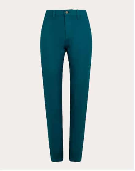 Pantalón pitillo de mujer efecto brillo con bolsillos el corte ingles