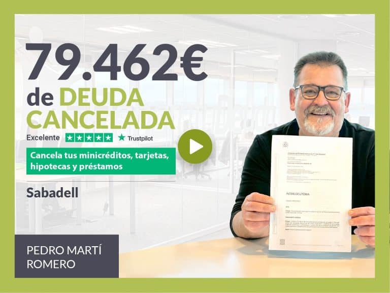 Repara tu Deuda Abogados cancela 79.462€ en Sabadell (Barcelona) con la Ley de Segunda Oportunidad