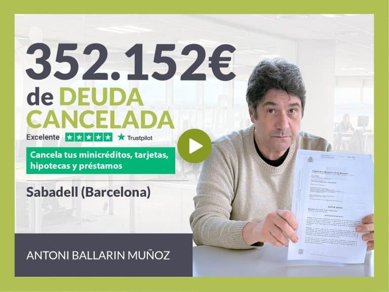 Repara tu Deuda Abogados cancela 352.152€ en Sabadell (Barcelona) con la Ley de Segunda Oportunidad
