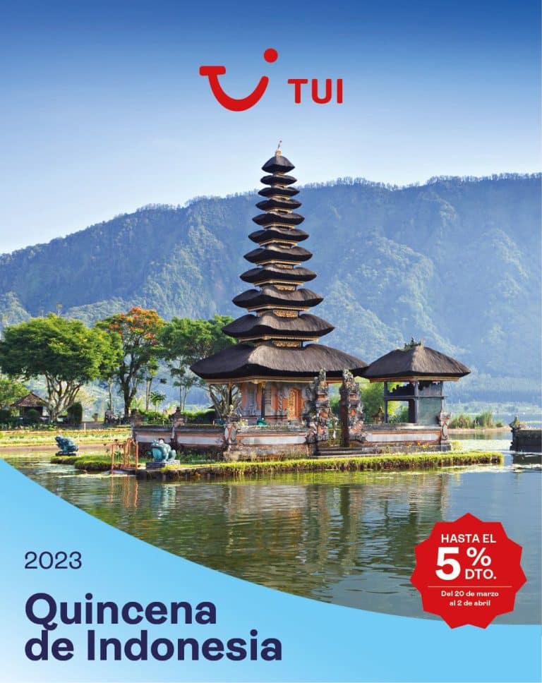 Hasta un 5% de descuento en Indonesia, la nueva campaña de TUI