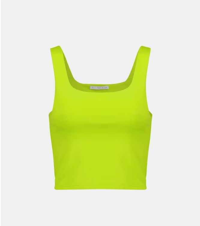 Top crop de mujer con tirantes