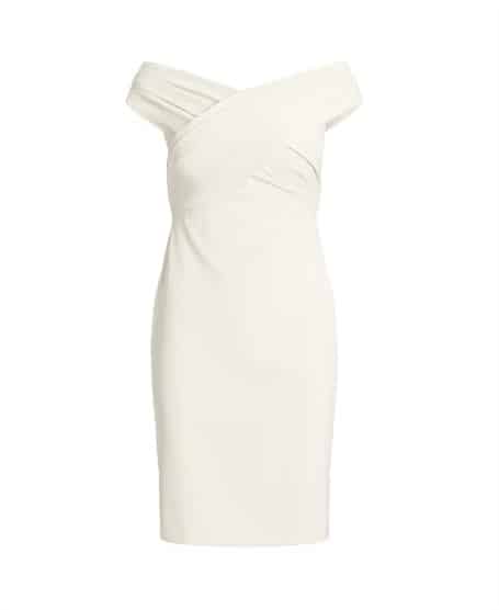 Vestido de cóctel de crepé