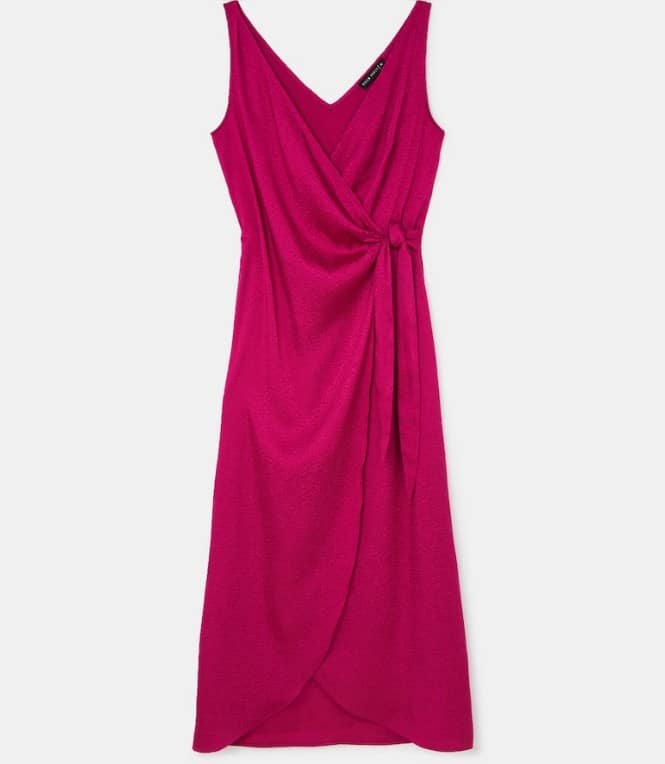 Vestido midi jacquard el corte ingles