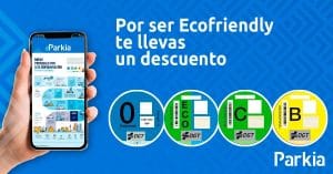 Parkia se une a la movilidad eco y apuesta por descuentos según el distintivo ambiental de los vehículos