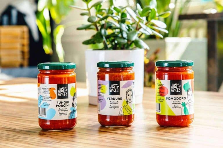 La nueva categoría de productos de Just Spices, tres salsas orgánicas para pasta