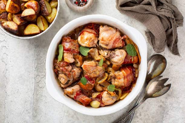 Receta de conejo al ajillo