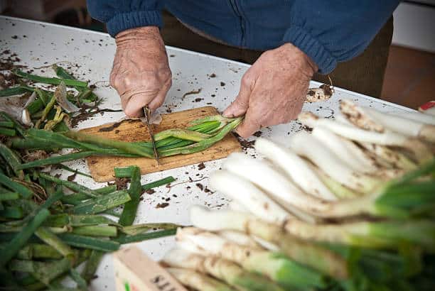 Cómo hacer calçots al horno