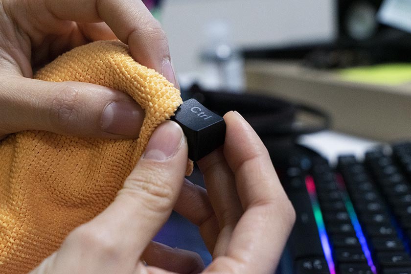 Problemas por no limpiar el teclado