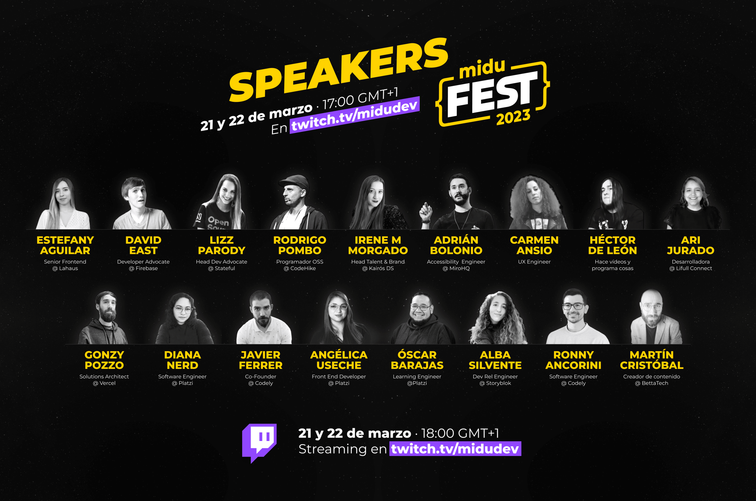 Llega la MiduFest: Conferencia de programación gratis y en Twitch 1 midufest horizontal 1