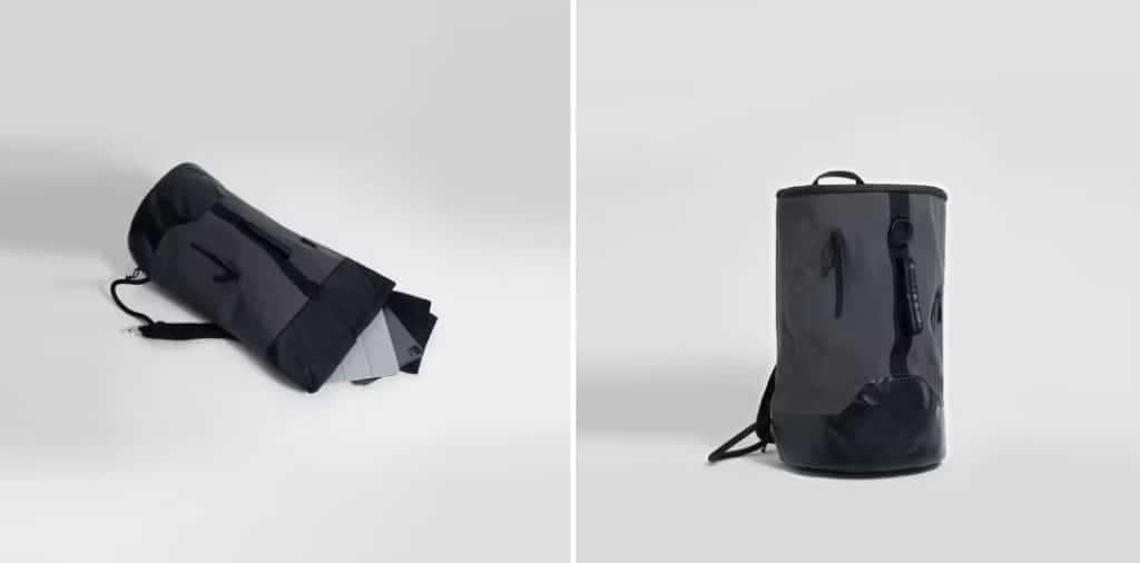 Mochila fitness deportiva para ir al gym 30 L beige oscuro