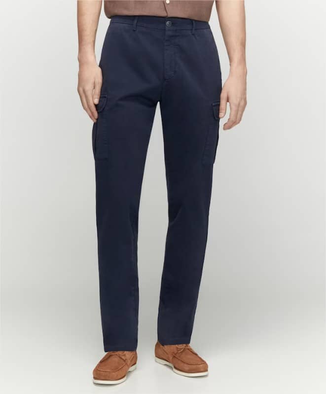 pantalon sport cargo fit recto emidio tucci el corte ingles