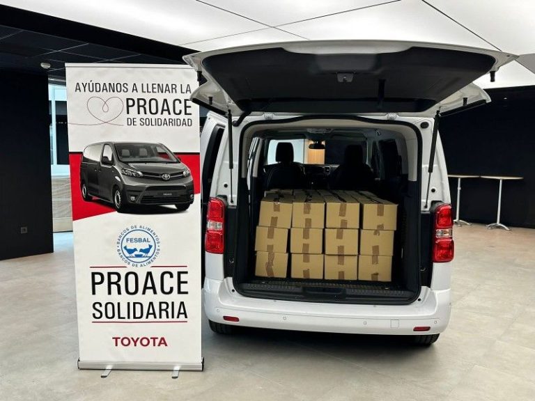 Toyota España pone en marcha de nuevo ‘Proace Solidaria’ y recauda más de 1.250 raciones de comida para los más necesitados