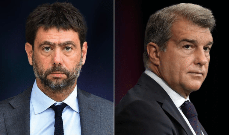 Agnelli y Laporta, impulsores junto a Florentino Pérez de la Superliga, afectados por causas judiciales