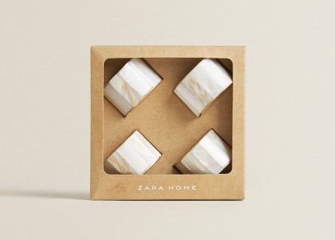 Servilleteros nácar (pack de 4)