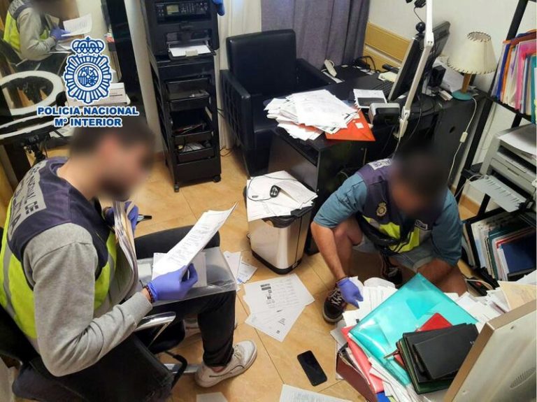 Detenidas 19 personas en Torrevieja por la falsificación de documentos para la protección de refugiados ucranianos