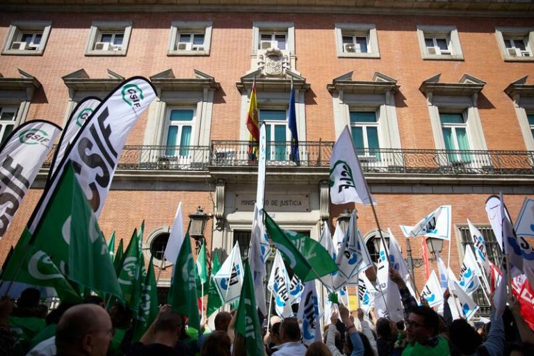 Funcionarios de Justicia empiezan este lunes su huelga indefinida para exigir subida salarial como la de los LAJ