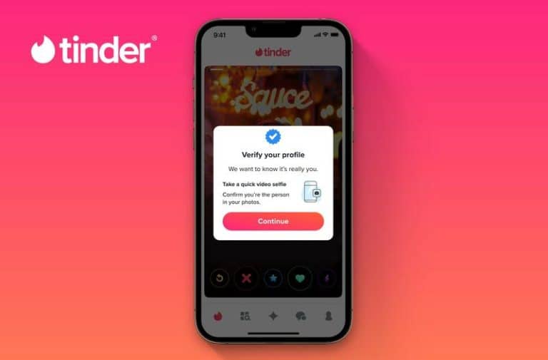 Tinder implementa la verificación por 'videoselfi' para certificar los perfiles reales