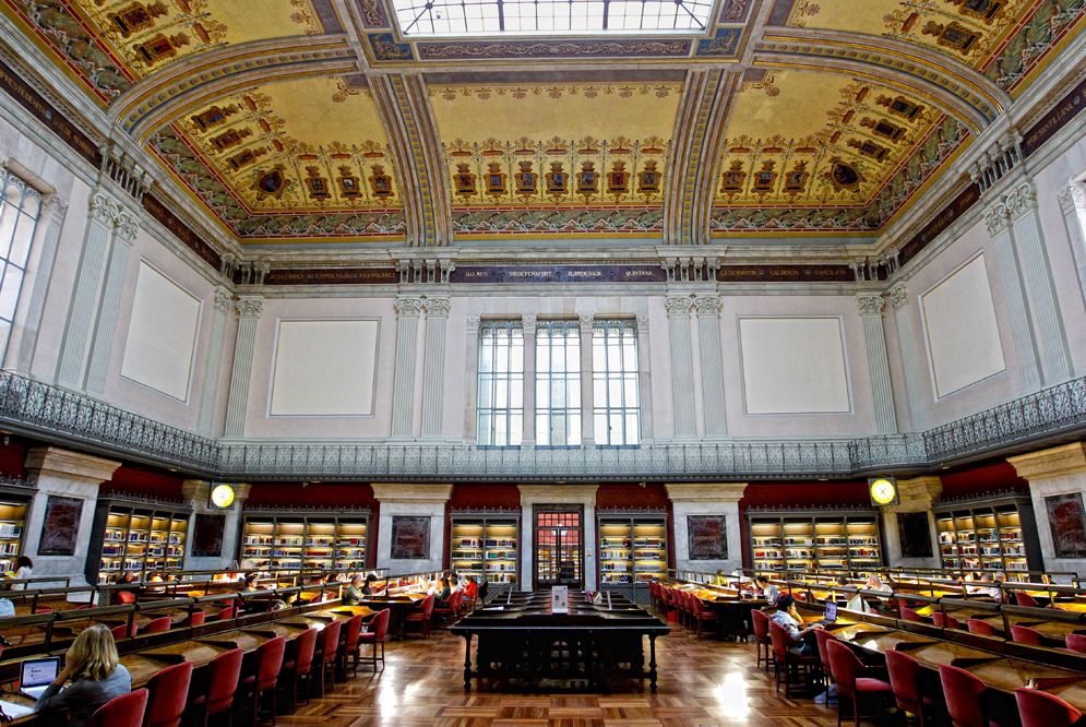 Biblioteca Nacional de España, en Madrid